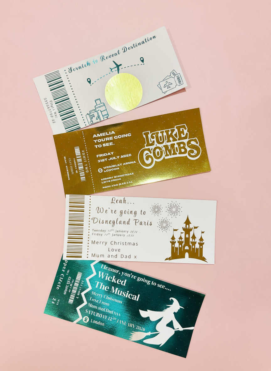 Personalised Gift Ticket