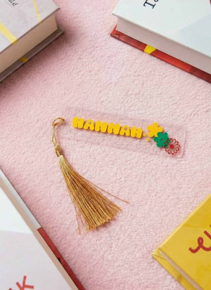 Personalised Acrylic Bookmark